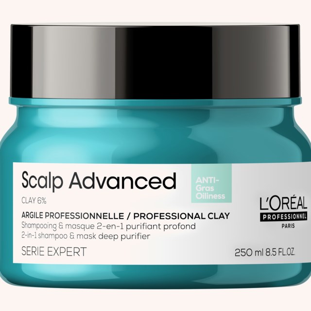 Scalp Advanced Anti-Oiliness 2-in-1 Deep Purifier Clay 250 ml Scalp Advanced Anti-Oiliness 2-in-1 Deep Purifier Clay 250 ml