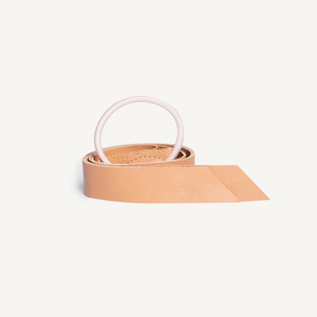 Leather Band Long Camel