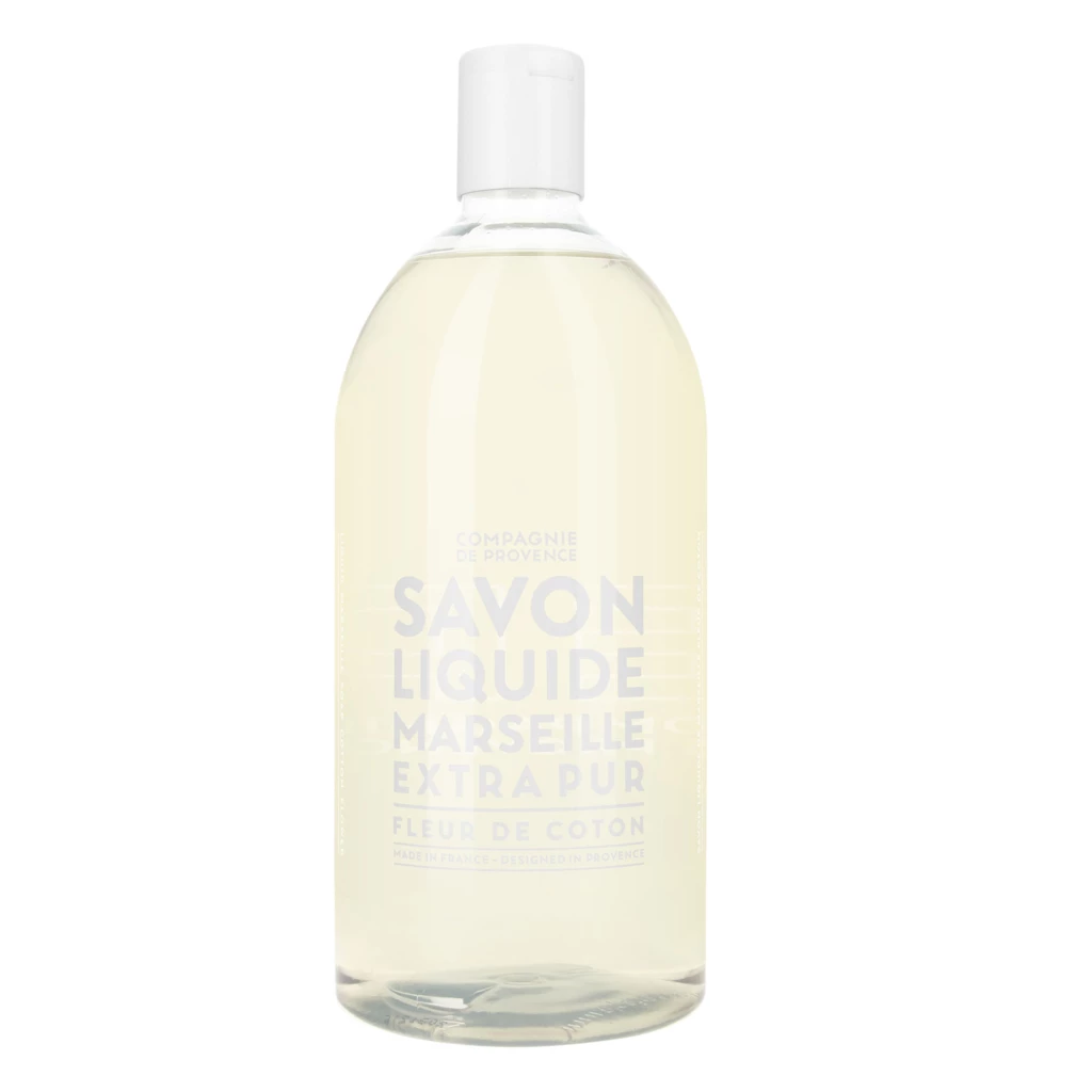 Compagnie de Provence - Liquid Marseille Soap Refill Cotton Flower 1000 ml på KICKS.se