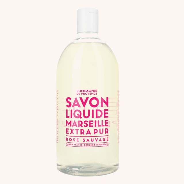 Liquid Marseille Soap Refill Wild Rose 1000 ml Liquid Marseille Soap Refill Wild Rose 1000 ml