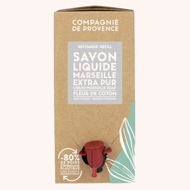 Liquid Marseille Soap Refill Cotton Flower 3000 ml Liquid Marseille Soap Refill Cotton Flower 3000 ml