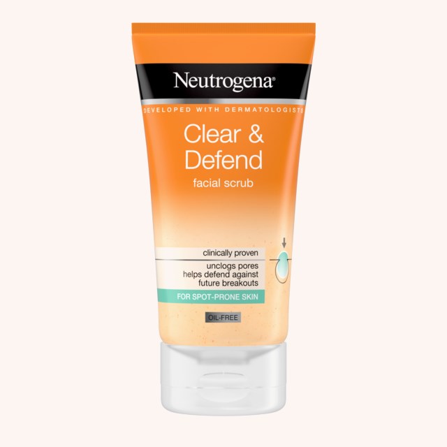 Clear & Defend 2 % Salicylic Acid Face Scrub 150 ml Clear & Defend 2 % Salicylic Acid Face Scrub 150 ml