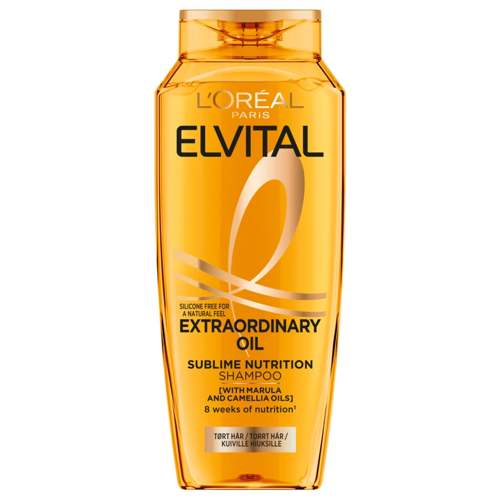 L'Oréal Paris - Elvital Extraordinary Oil Nourishing Shampoo 250 ml på KICKS.no