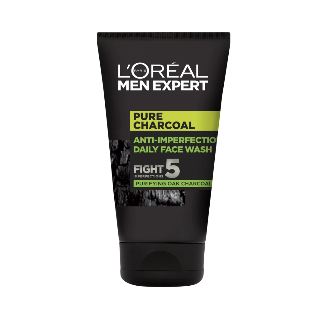L'Oréal Paris - Men Expert Face Cleansing Gel Pure Charcoal Wash 100 ml på KICKS.se