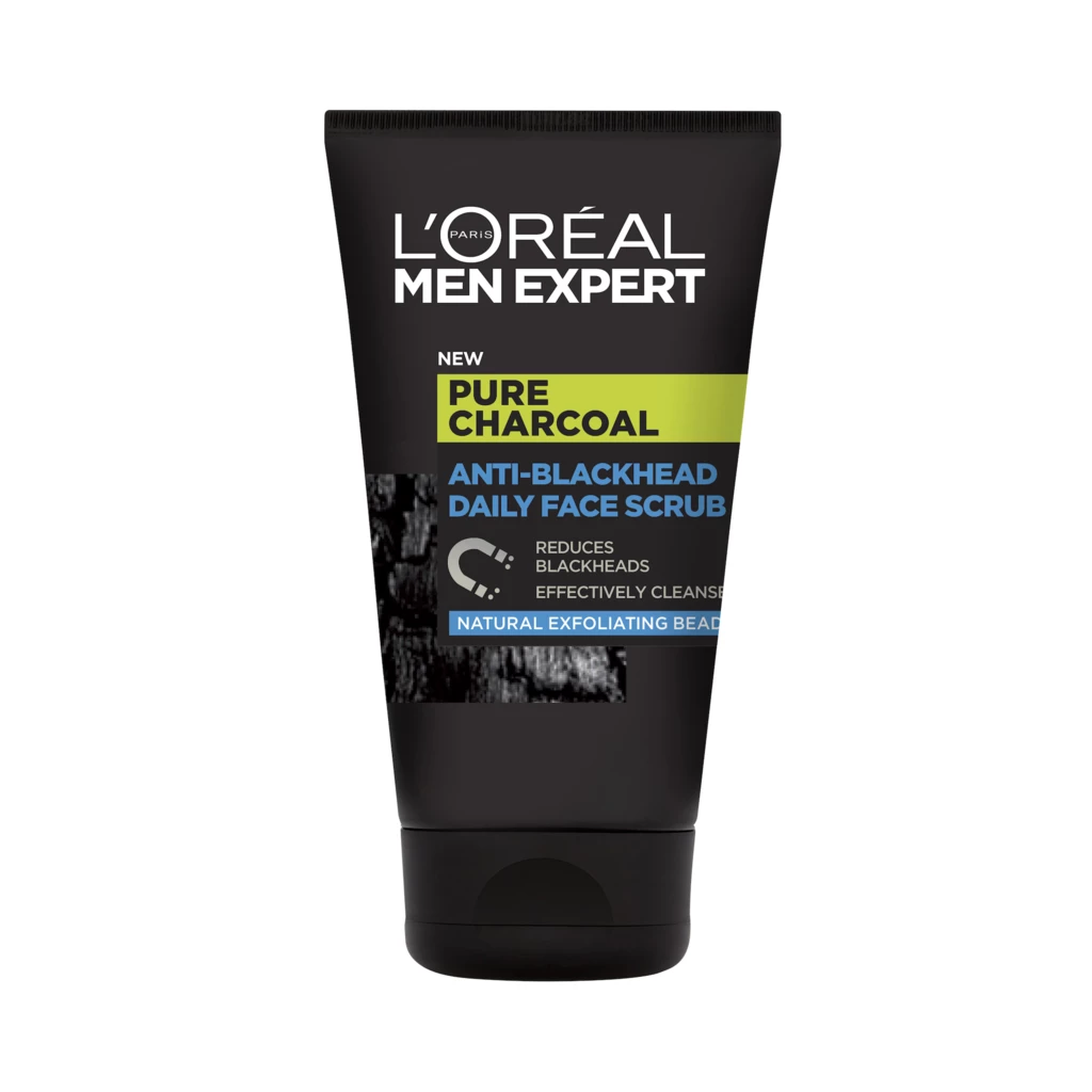 L'Oréal Paris - Men Expert Face Peeling Pure Charcoal Scrub 100 ml på KICKS.no