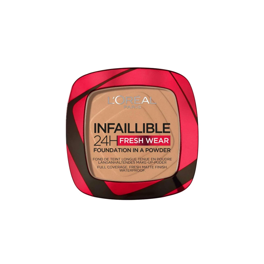 L'Oréal Paris - Infaillible 24H Fresh Wear Foundation Powder 260 Golden Sun på KICKS.no