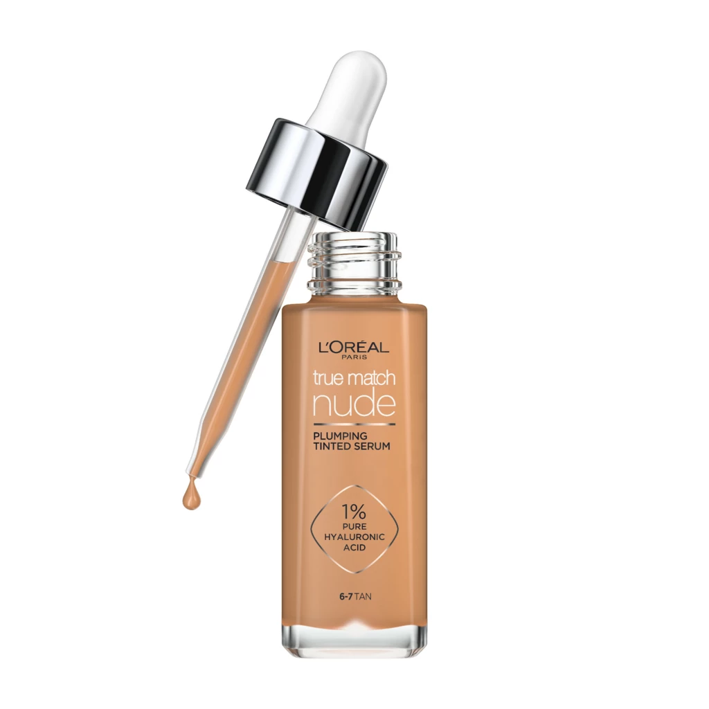 L'Oréal Paris - True Match Nude Plumping Tinted Serum Foundation 6-7 Tanosoitteessa Kicks.fi