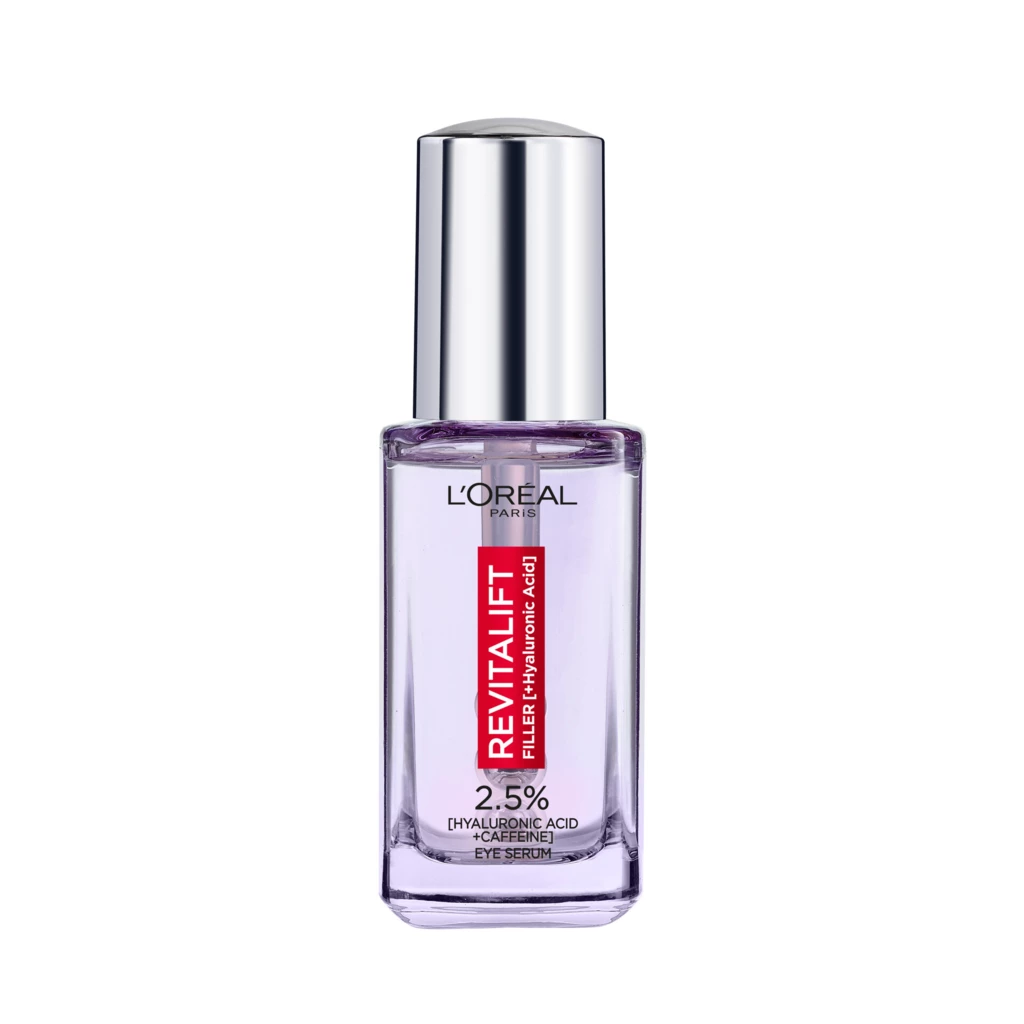 L'Oréal Paris - Revitalift Filler Eye Serum 2.5% Hyaluronic Acid + Caffeine 20 ml på KICKS.no