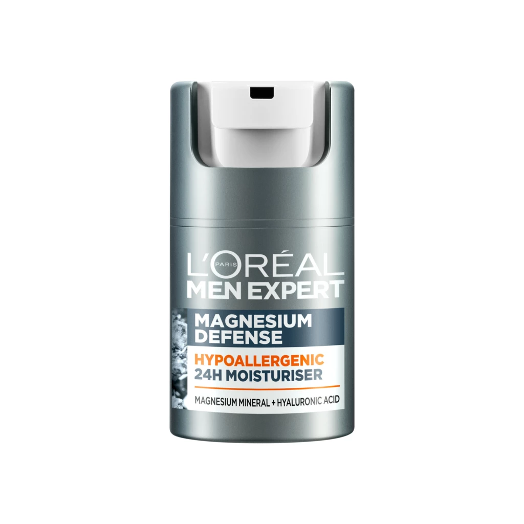 L'Oréal Paris - Men Expert Magnesium Defence Hypoallergenic 24H Moisturiser 50 ml på KICKS.se
