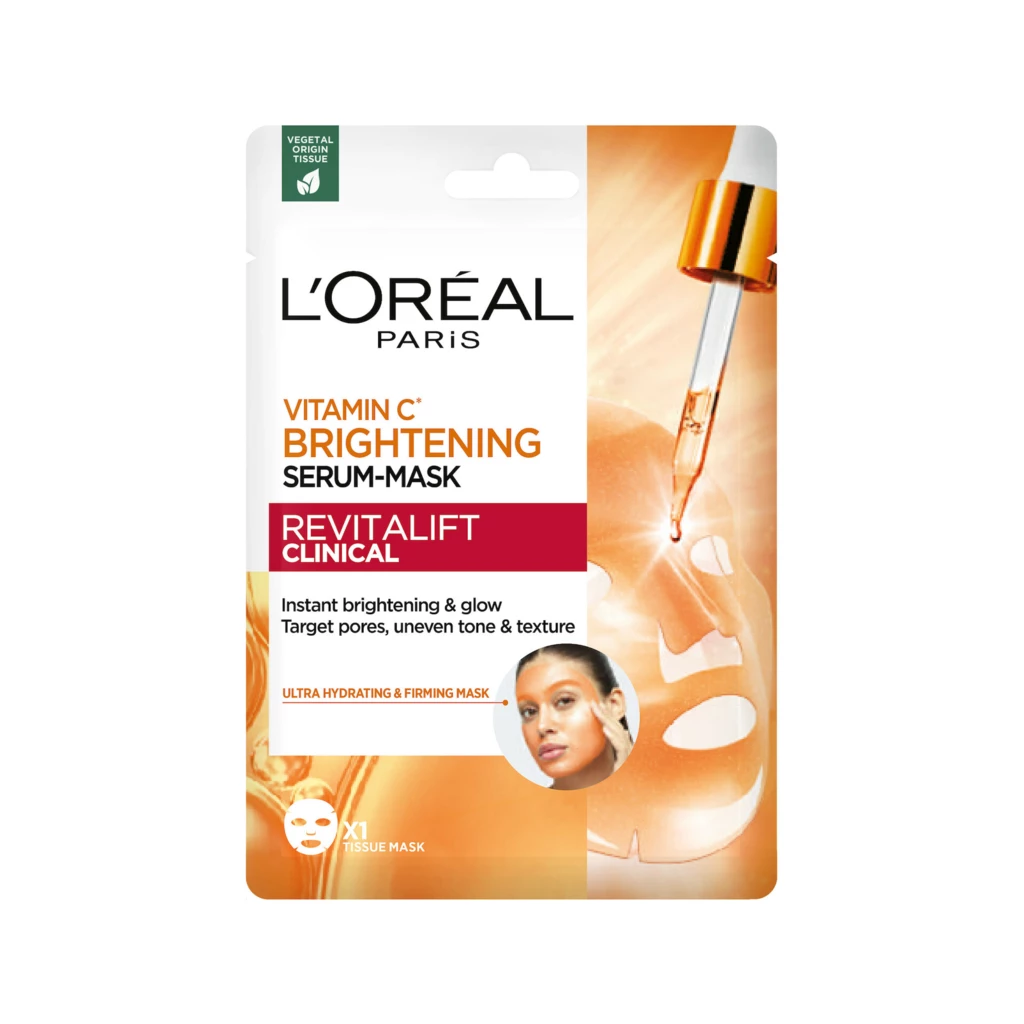L'Oréal Paris - Revitalift Clinical Vitamin C Brightening Serum-Mask på KICKS.no