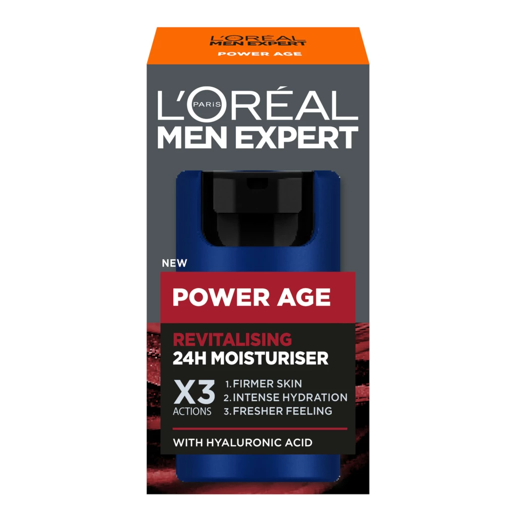 L'Oréal Paris - Men Expert Power Age Revitalizing Moisturiser 50 ml på KICKS.se