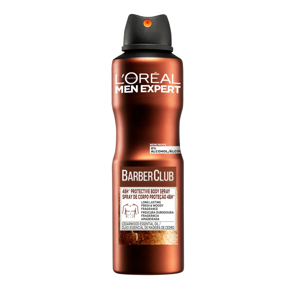 L'Oréal Paris - Men Expert Barber Club 48H Protective Body Spray 150 mlosoitteessa Kicks.fi