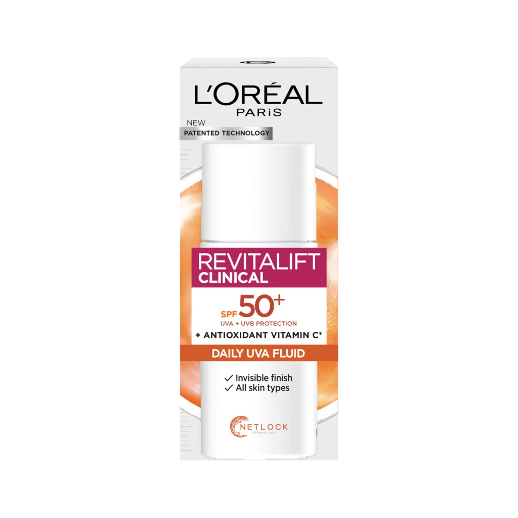 L'Oréal Paris - Revitalift Clinical Daily Moisturizing Fluid SPF50 50 ml på KICKS.se