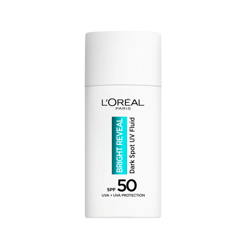 L'Oréal Paris - Bright Reveal Niacinamide Dark Spot UV Fluid SPF50 50 ml på KICKS.no