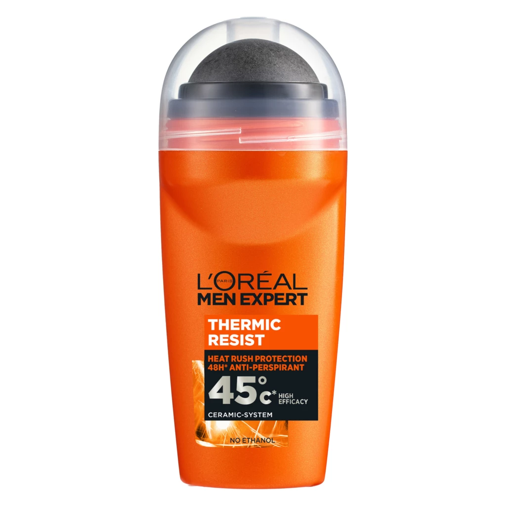 L'Oréal Paris - Men Expert Thermic Resist Heat Protection 48H Anti-Perspirant Deodorant Roll-On 100 ml på KICKS.se
