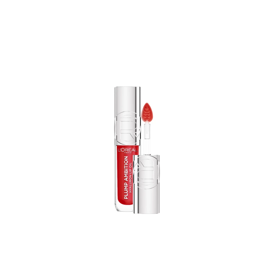 L'Oréal Paris - Plump Ambition Hyaluron Lip Oil 380 Rouge In Love på KICKS.no
