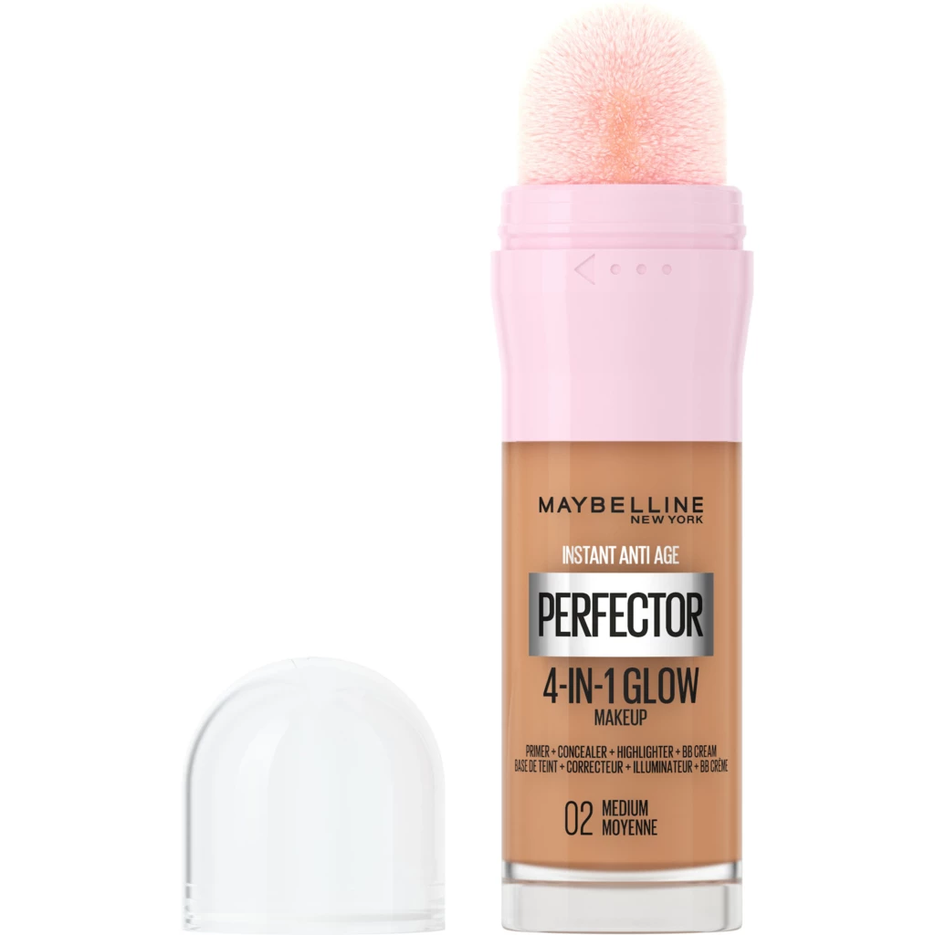Maybelline - Instant Perfector 4-In-1 Glow Makeup 2 Medium på KICKS.se