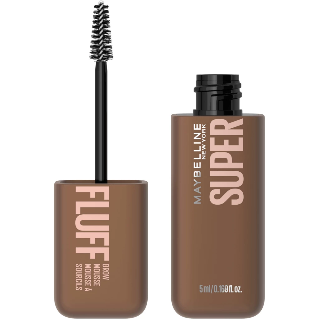 Maybelline - Super Fluff Brow Mousse 255 Soft Brown på KICKS.no