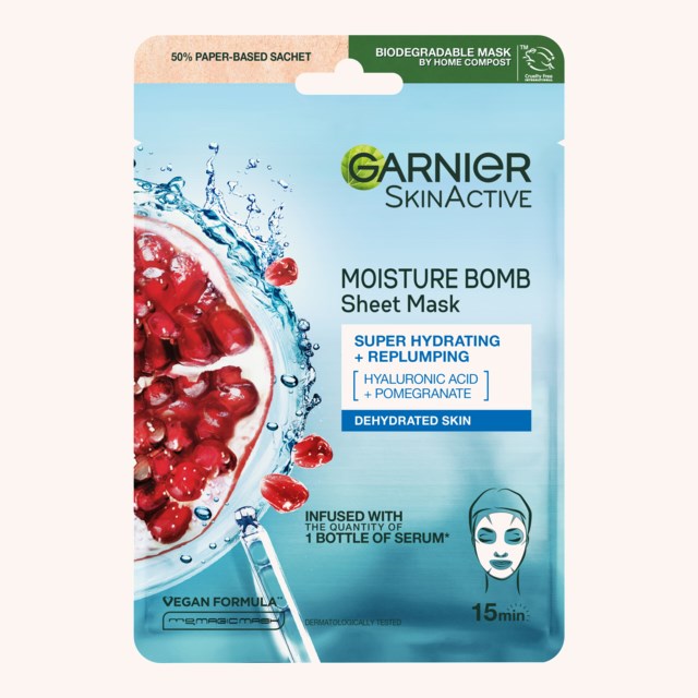 Skin Active Moisture Bomb Super-Hydrating and Energizing Sheet Mask Skin Active Moisture Bomb Super-Hydrating and Energizing Sheet Mask