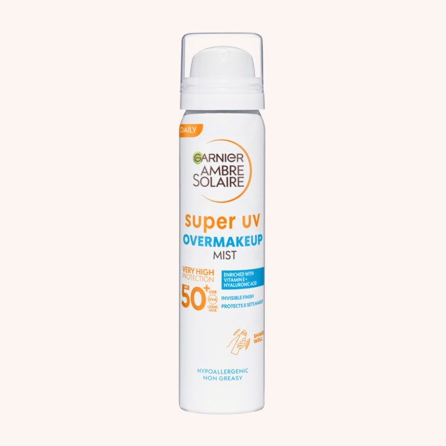 Ambre Solaire Super UV Over Makeup Mist With Hyaluronic Acid SPF50+ 75 ml Ambre Solaire Super UV Over Makeup Mist With Hyaluronic Acid SPF50+ 75 ml