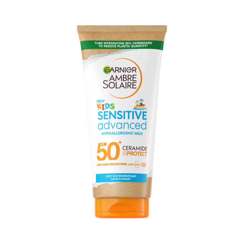 Garnier - Ambre Solaire Sensitive Advanced Kids Hypoallergenic Face & Body Lotion SPF50+ 175 ml på KICKS.se