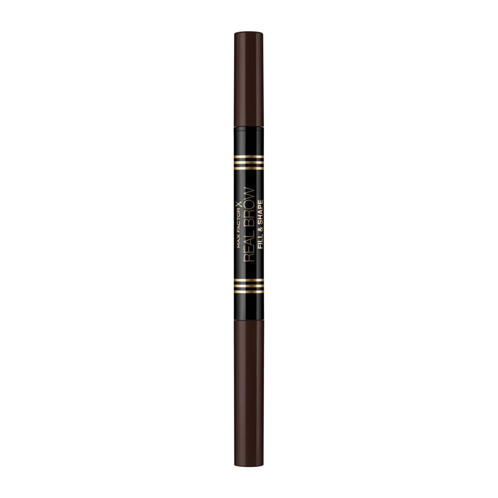 Max Factor - Real Brow Fill & Shape Eyebrow Pencil 004 Deep Brown på KICKS.se