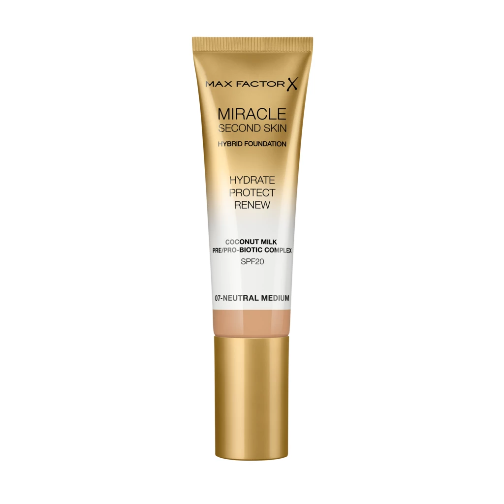 Max Factor - Miracle Second Skin Foundation Neutral Medium på KICKS.se