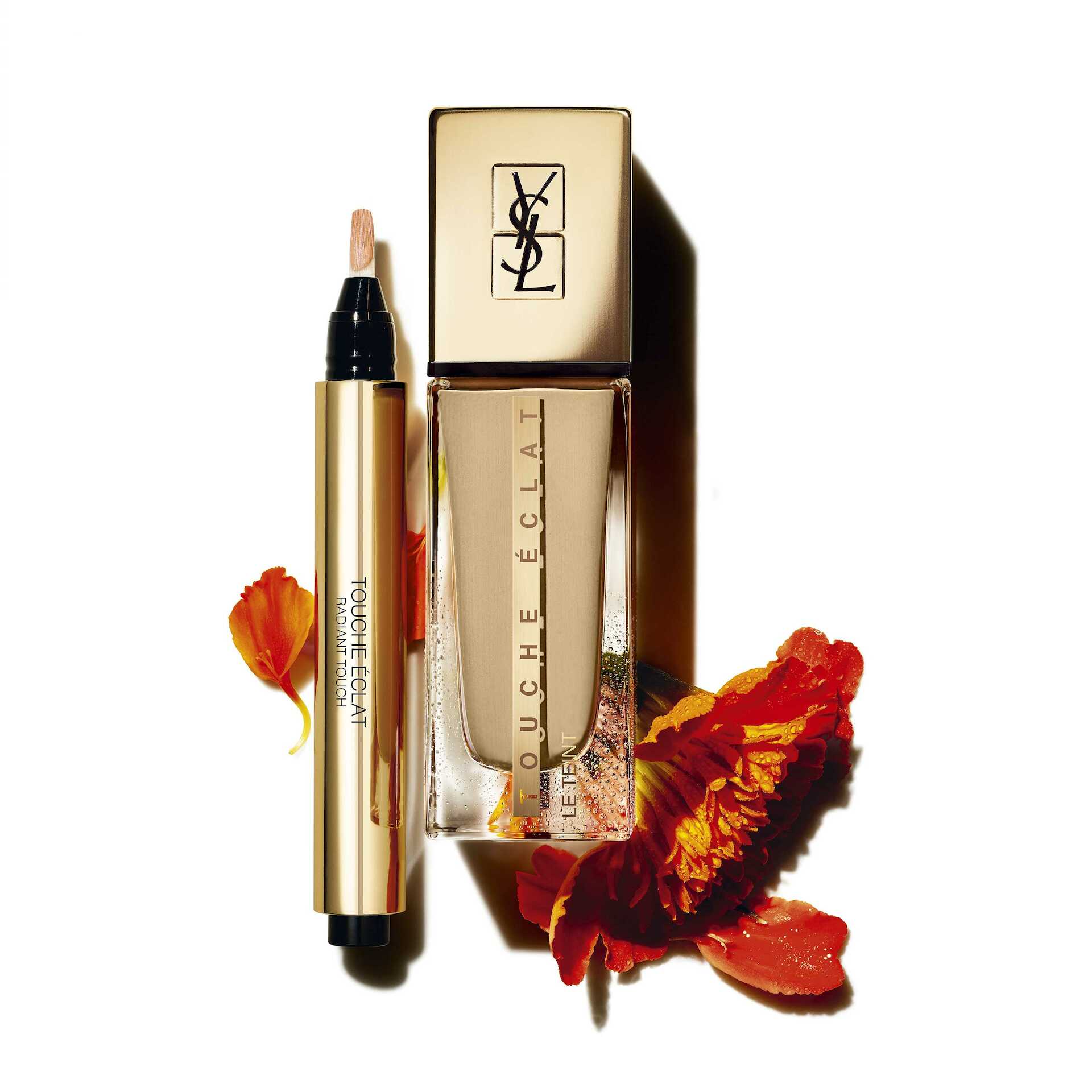 Touche Eclat Le Teint Foundation BD50 Warm Honey Yves Saint Laurent KICKS