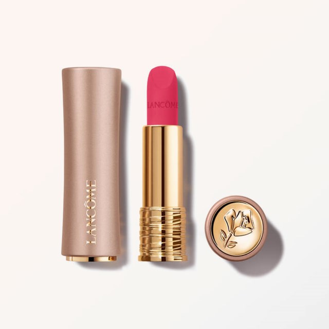 L'Absolu Rouge Intimatte Soft-Blurred Matte Lipstick 344 Plush Rose