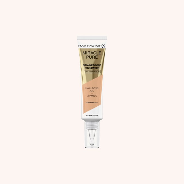 Miracle Pure Skin-Improving Foundation 40 Light Ivory Miracle Pure Skin-Improving Foundation 40 Light Ivory