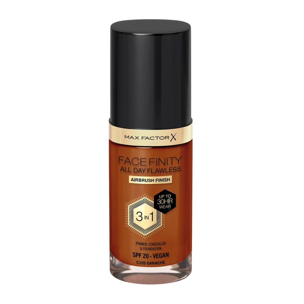 Max Factor - Facefinity All Day Flawless 3-In-1 Foundation 105 Ganache på KICKS.no