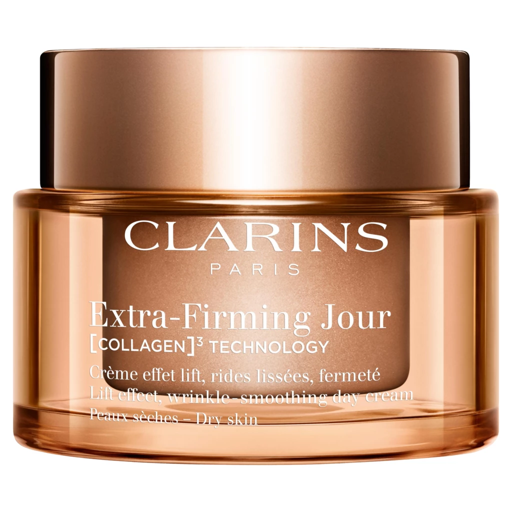 Clarins - Extra-Firming Jour Lift Effect, Wrinkle-Smoothing Day Cream Dry Skin 50 ml på KICKS.no