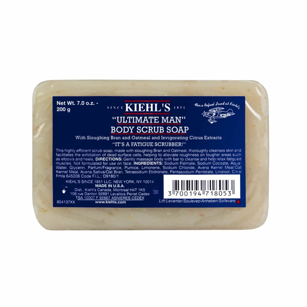 Kiehl's - Men's Body Scrub Soap 200 gosoitteessa Kicks.fi