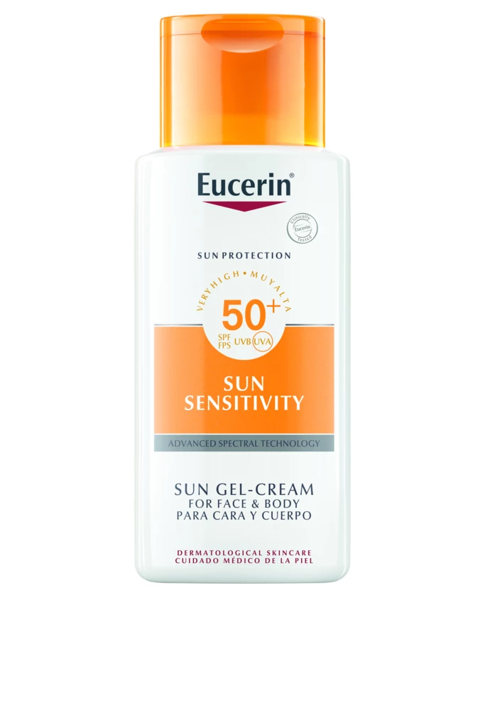 Eucerin - Sun Sensitivity Gel-Cream SPF50+ 150 ml på KICKS.se