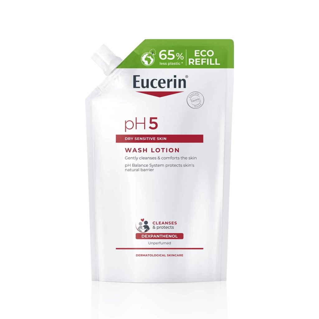 Eucerin - pH5 Wash Lotion Oparfymerad Refill 400 ml på KICKS.se