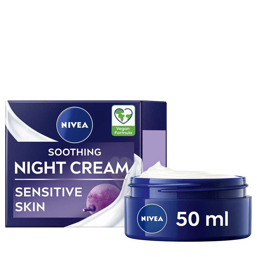 NIVEA - Soothing Night Cream 50 ml på KICKS.no