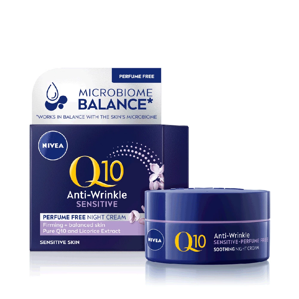NIVEA - Q10 Sensitive Night Cream 50 mlosoitteessa Kicks.fi