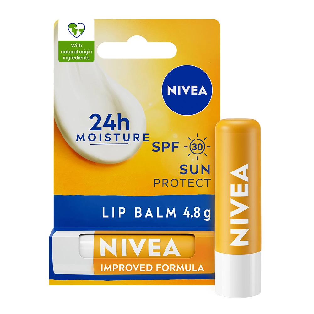 NIVEA - Protect Lip Balm SPF50 Protect Lip Balm SPF30 på KICKS.no