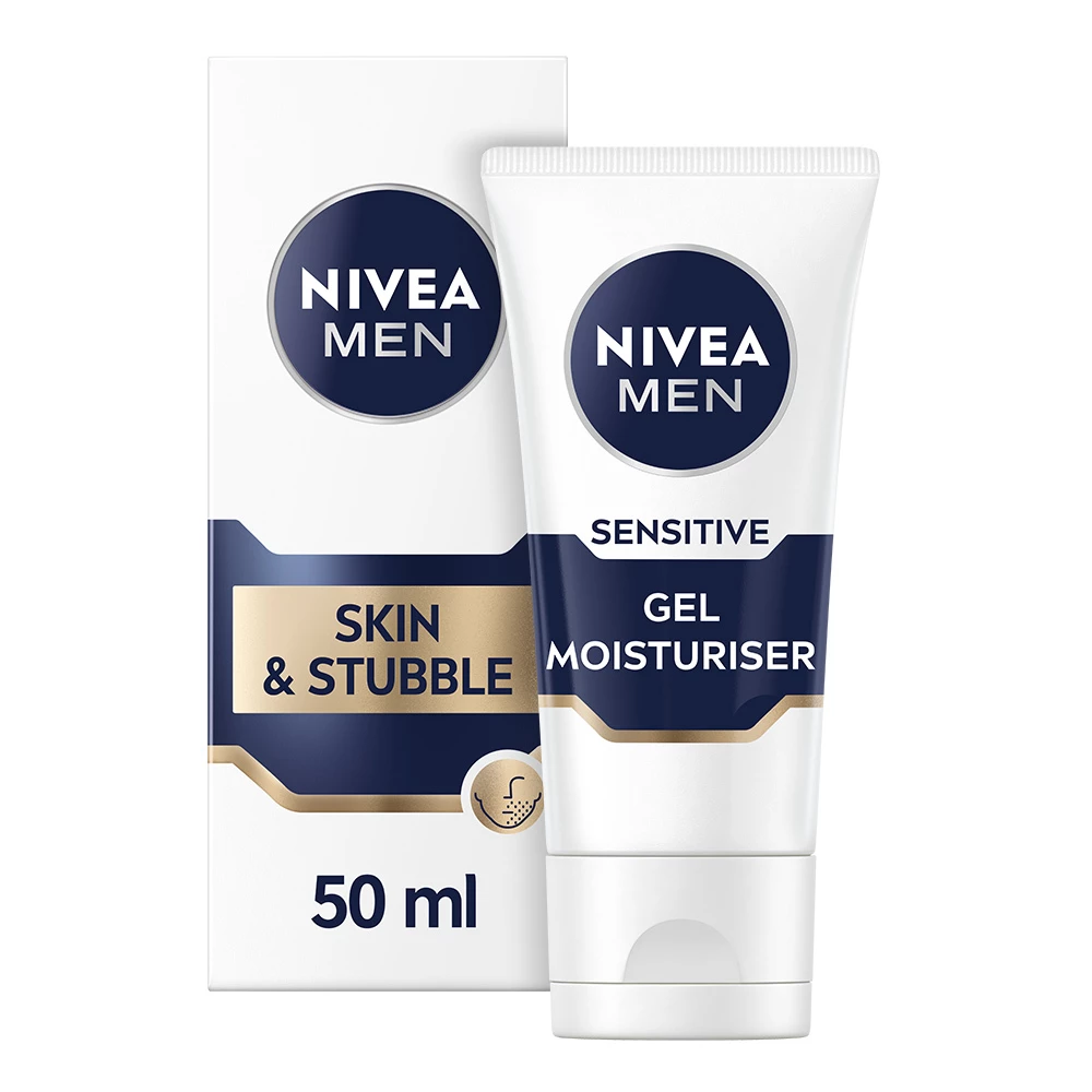NIVEA - Sensitive Skin & Stubble Gel Moisturiser 50 ml på KICKS.se
