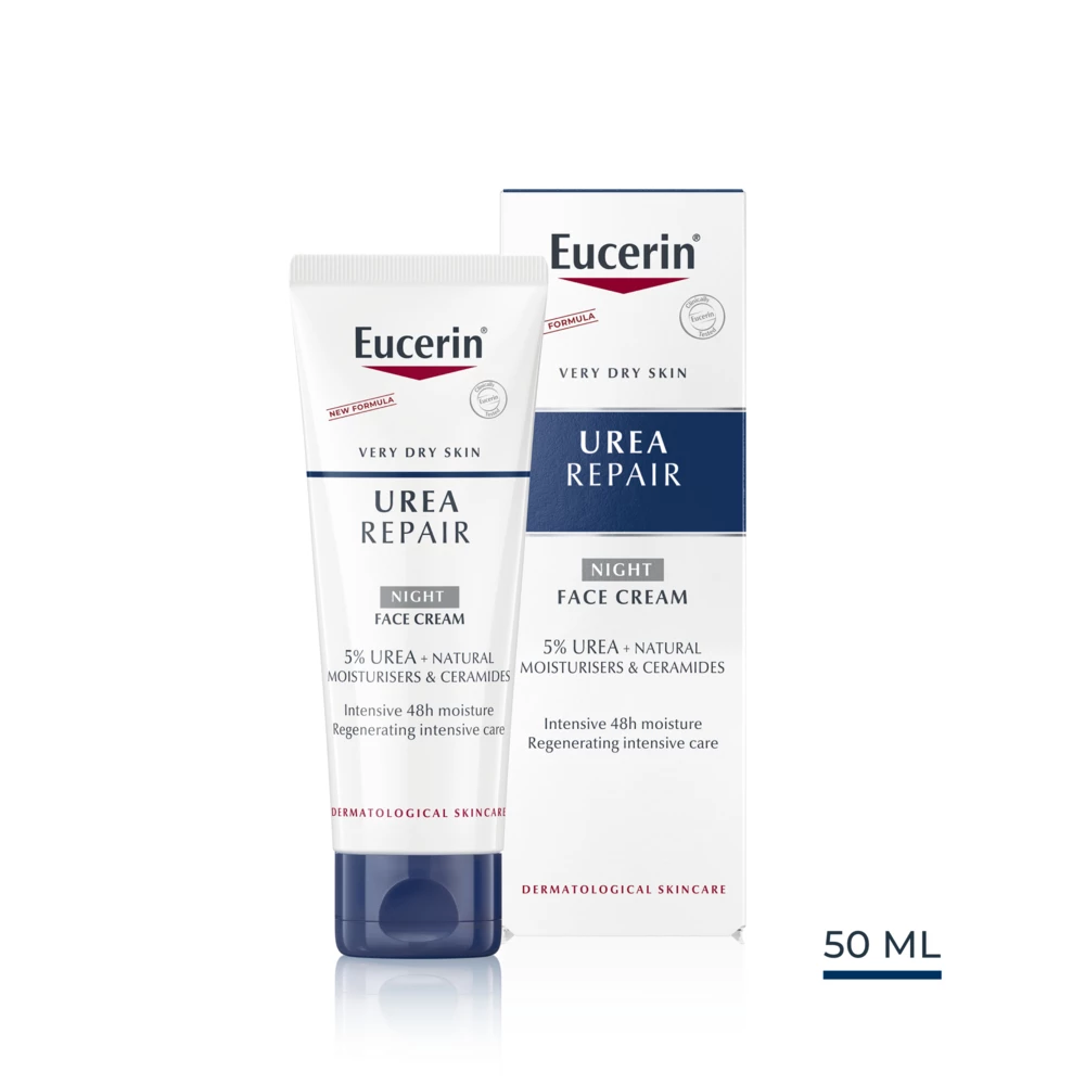Eucerin - UreaRepair Night Face Cream 50 ml på KICKS.se