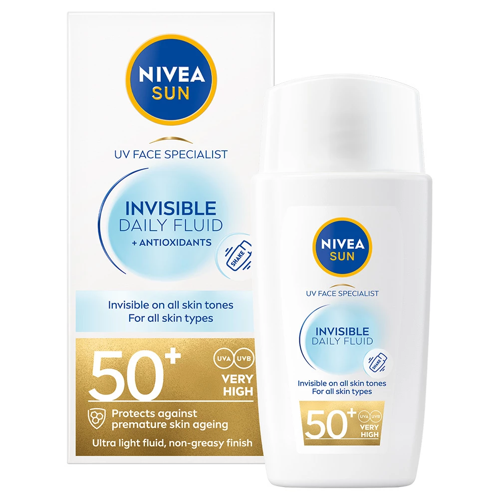 NIVEA - UV Face Specialist Invisible Fluid SPF50+ 40 mlosoitteessa Kicks.fi