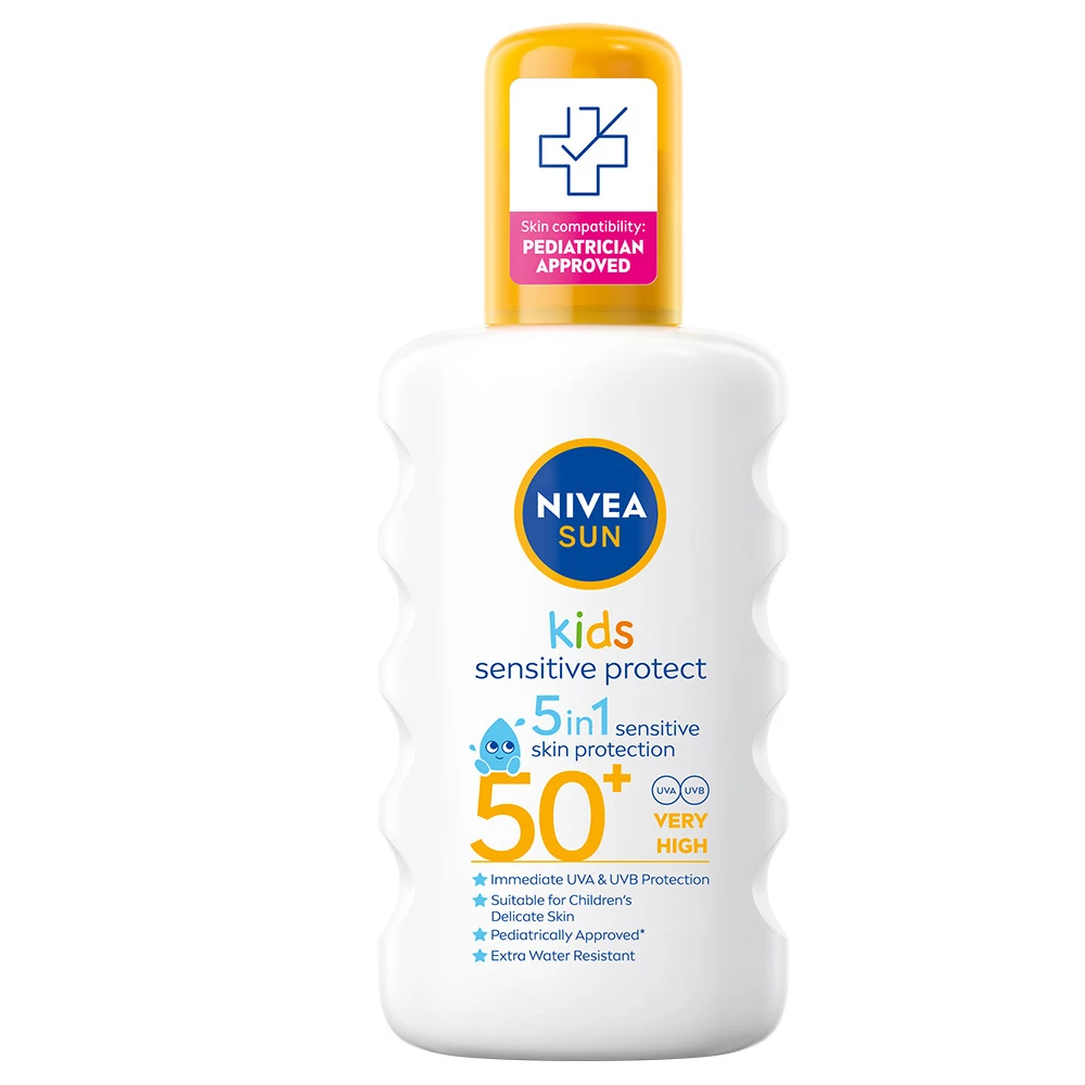 NIVEA - Sun Kids Sensitive Protect & Play Spray SPF50+ 200 ml på KICKS.se