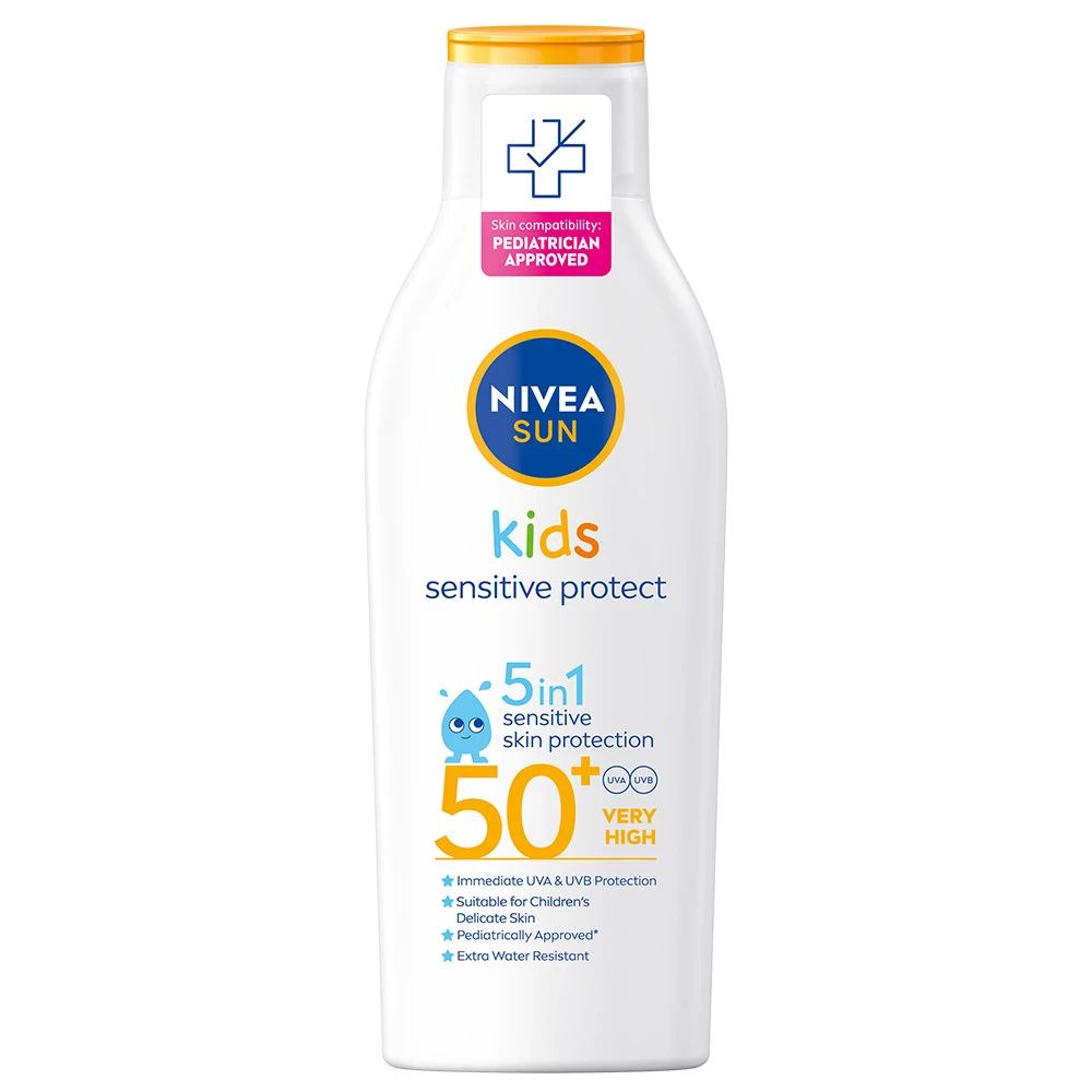 NIVEA - Sun Kids Sensitive Protect & Play Lotion SPF50+ 200 ml på KICKS.se