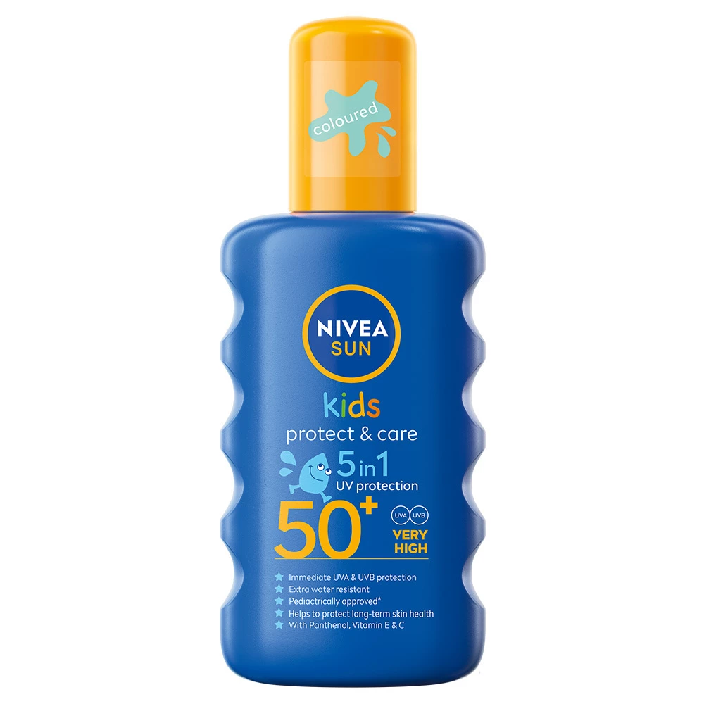 NIVEA - Protect & Care Kids Sun Spray SPF50+ 200 ml på KICKS.se