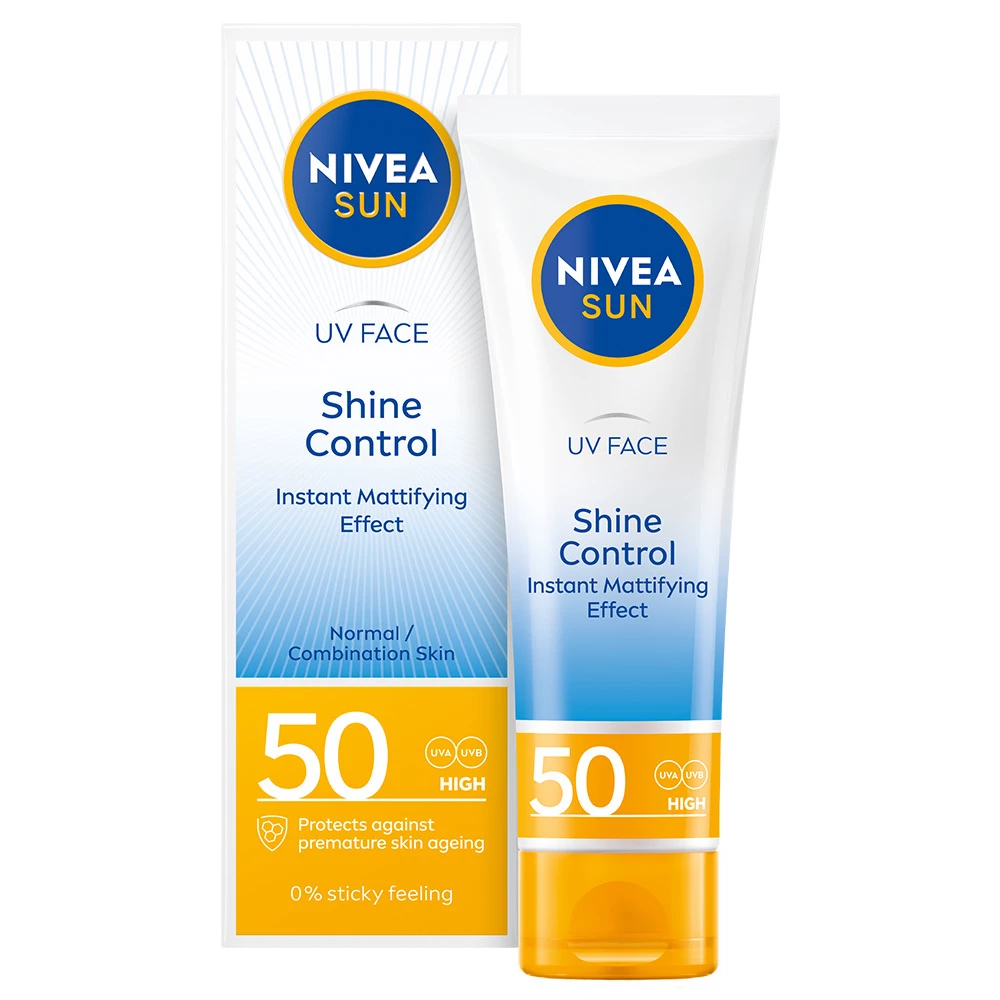 NIVEA - UV Face Shine Control Cream SPF50 50 ml på KICKS.se