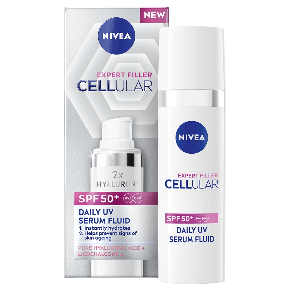 NIVEA - Cellular Expert Filler SPF50 Daily UV Serum Fluid 30 ml på KICKS.se