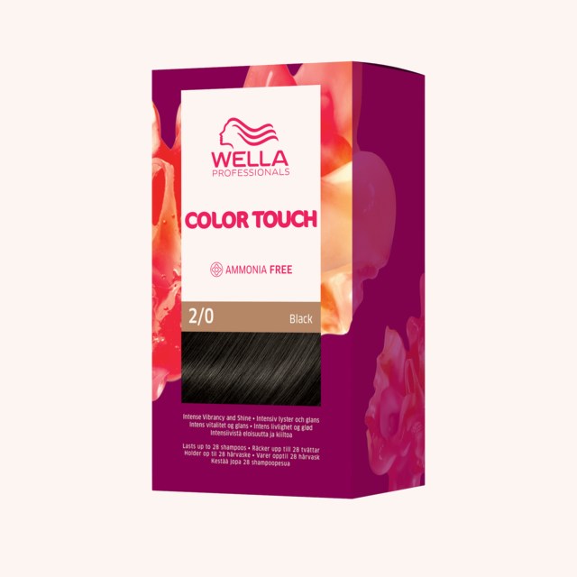 Color Touch Hair Color 2/0 Black Color Touch Hair Color 2/0 Black
