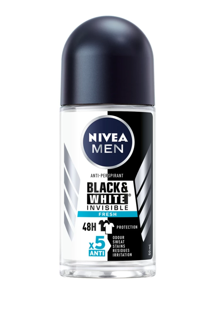 NIVEA - Black & White Fresh Roll-on Deo 50 ml på KICKS.se