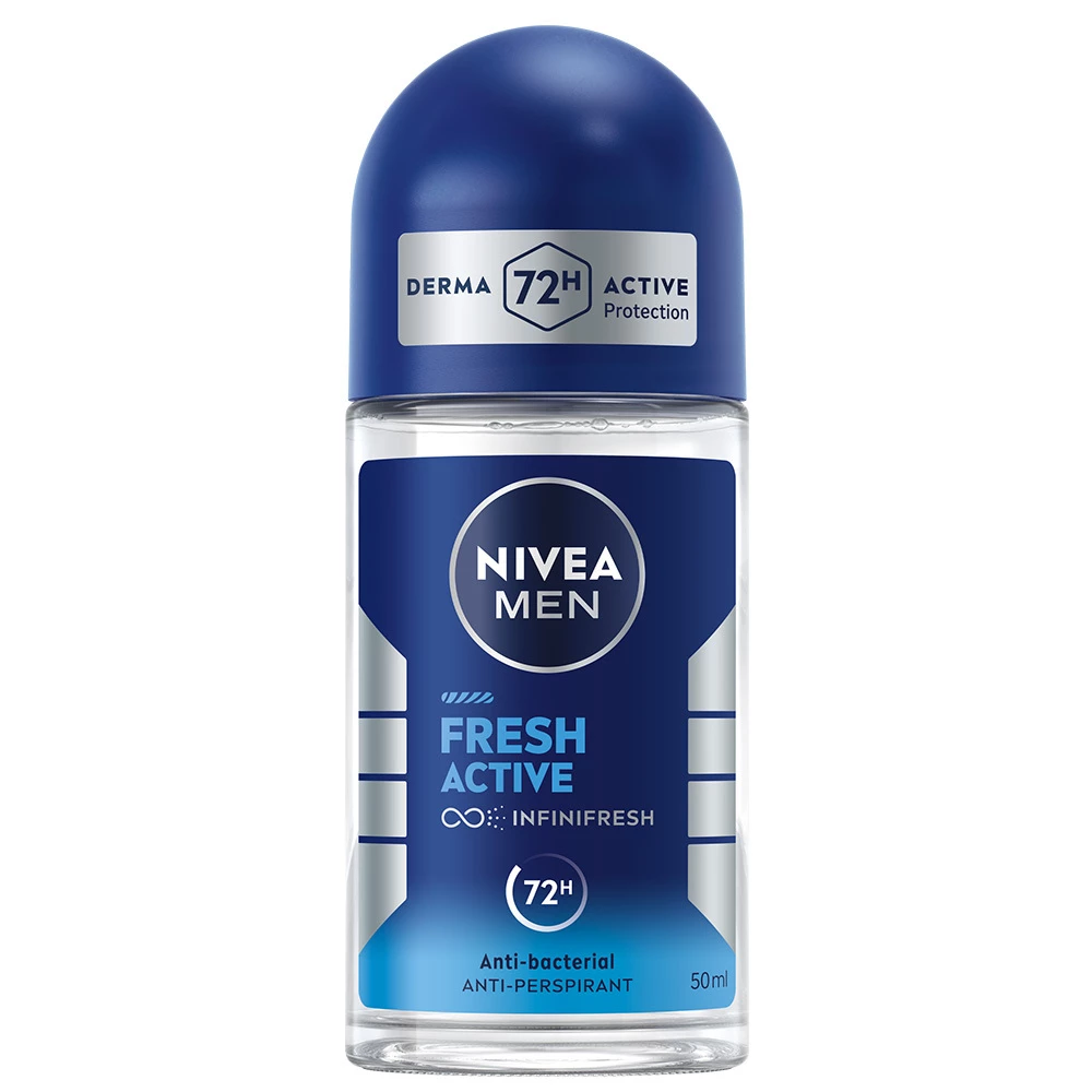 NIVEA - Fresh Active Roll On For Men 50 ml på KICKS.se