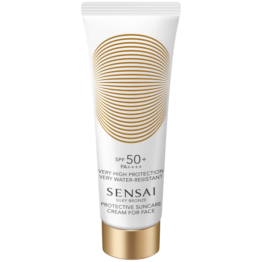 SENSAI - Silky Bronze Protective Cream Face SPF50+ 50 ml på KICKS.no